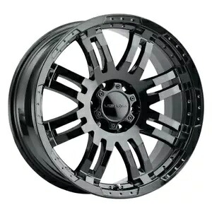16x8 Vision 375 Warrior 6x5.5/6x139.7 0 グロスブラック ホイール リム 110 1 本 One 16x8 Vision 375 Warrior 6x5.5/6x139.7 0 Gloss Black Wheel Rim 110 【並行輸入品】
