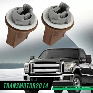 2個の電球ソケットはフォードのヘッドランプパーキング、ウインカー、ブレーキテールライトに適合します。 2Pc Bulb Sockets Fit For Ford Headlamp Parking, Turn Signal, Brake Tail Lights 【並行輸入品】
