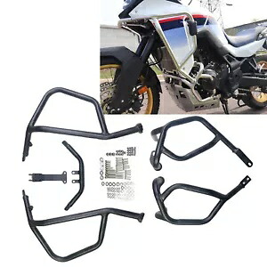 エンジンクラッシュバープロテクターガードホンダ XL750 2023-2024 ブラック炭素鋼 Engine Crash Bar Protector Guard For Honda XL750 2023-2024 Black Carbon Steel 【並行輸入品】