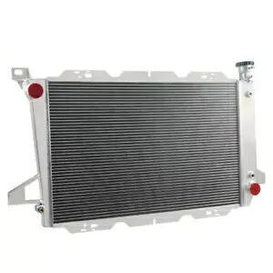 1985-1996 1987 フォード ブロンコ F-150 F-250 F-350 4.9L L6 アルミラジエーター 3 列 For 1985-1996 1987 Ford Bronco F-150 F-250 F-350 4.9L L6 Aluminum Radiator 3 Row 【並行輸入品】
