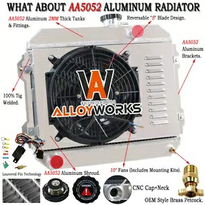 3 列ラジエーター + シュラウドファン 1974-1985 83 トヨタ カローラ KE30 KE38 KE55 KE70 MT 3-Row Radiator+Shroud Fan For 1974-1985 83 Toyota Corolla KE30 KE38 KE55 KE70 MT 【並行輸入品】