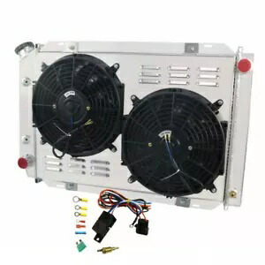 アルミ 3 列ラジエーター + シュラウドファンキット 1979-1993 1987 フォード マスタング LX GT SVT 用 Aluminum 3 Row Radiator+Shroud Fan Kit For 1979-1993 1987 Ford Mustang LX GT SVT 【並行輸入品】