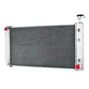 2003-2005 04 シボレー エクスプレス 1500 2500 GMC サバナ 4.3L アルミニウム 4 列ラジエーター用 For 2003-2005 04 Chevy Express 1500 2500 GMC Savana 4.3L Aluminum 4 Row Radiator 【並行輸入品】