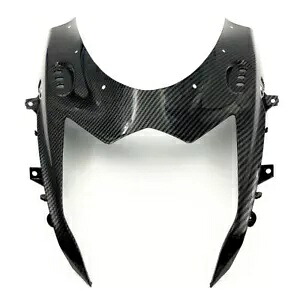 GSXR 600 750 2011-2019 カーボンファイバーフロントノーズヘッドライトフェアリングカウリング For GSXR 600 750 2011-2019 Carbon Fiber Front Nose Headlight Fairing Cowling 【並行輸入品】