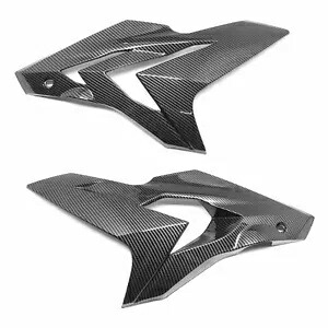 BMW S1000R 2014-2016 サイドミッドラジエーターパネルフェアリングカウリングカーボンファイバー For BMW S1000R 2014-2016 Side Mid Radiator Panel Fairing Cowling Carbon Fiber 【並行輸入品】|カスタムパーツ WORLD倉庫