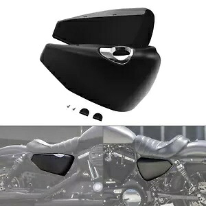 マット左 & 右バッテリーサイドフェアリングハーレースポーツスター XL 1200 14-22 に適合 Matte Left & Right Battery Side Fairing Fit For Harley Sportster XL 1200 14-22 【並行輸入品】