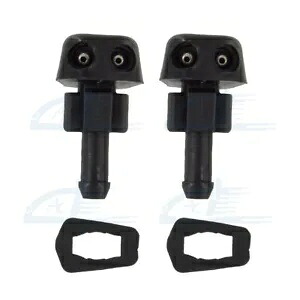 2 個ユニバーサル車フロントガラスワイパーノズル噴霧器ワッシャースプレーノズルスプリンクラー 2pcs Universal Car Windshield Wiper Nozzle Sprayer Washer Spray Nozzle Sprinkler 【並行輸入品】