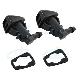 2 個フロントガラスワイパー水スプレーウォッシャーノズルジェットジープリバティ 2008-2012 2pcs Windshield Wiper Water Spray Washer Nozzle Jet For Jeep Liberty 2008-2012 【並行輸入品】