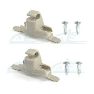 2 個ベージュタンサンバイザーシェードサンルーフホルダーフッククリップ BMW E46 51168243575 2pcs Beige Tan Sun Visor Shade Sunroof Holder Hook Clips For BMW E46 51168243575 【並行輸入品】