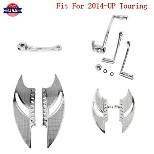 F&R フロアボード シャフト シフト レバー ブレーキ アーム シフター キット ハーレー ツーリングに適合 F&R Floorboards Shaft Shift Lever Brake Arm Shifter Kit Fit For Harley Touring 【並行輸入品】 58,080円