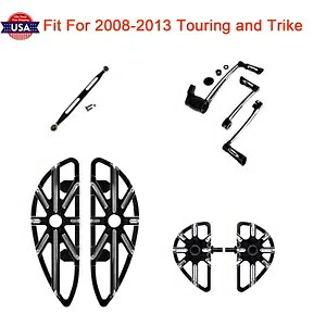 中空 F&R フロアボードシフトレバーリンケージブレーキアームキットハーレー FLH 08-13 に適合 Hollow F&R Floorboard Shift Lever Linkage Brake Arm Kit Fit For Harley FLH 08-13 【並行輸入品】