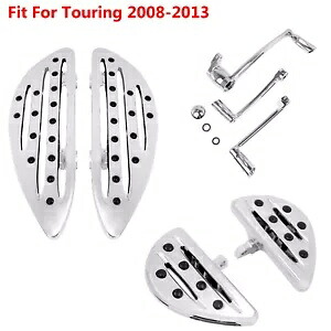 CNC カットフロントリアフロアボードフットペグブレーキシフトレバーフィット 08-13 ツーリング CNC Cut Front Rear Floorboards Foot Pegs Brake Shift Lever Fit For Touring 08-13 【並行輸入品】