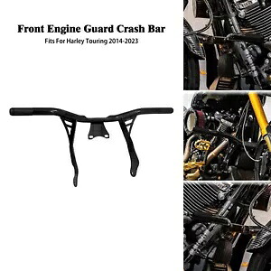 フロントハイウェイクラッシュバーエンジンガードハーレーツーリングエレクトラグライド14-23に適合 Front Highway Crash Bar Engine Guard Fit For Harley Touring Electra Glide 14-23 【並行輸入品】