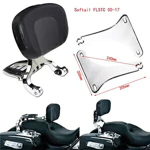 多目的運転席&助手席バックレストセット ハーレーソフテイル FLSTC FLSTN に適合 Multi-Purpose Driver & Passenger Backrest Set Fit For Harley Softail FLSTC FLSTN 【並行輸入品】