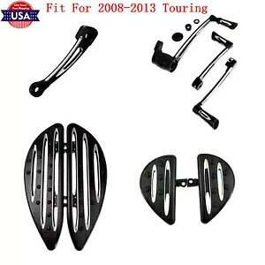 フロントリア床板シャフトシフトレバーブレーキアームシフター FLH 2008-2013 に適合 Front Rear Floorboards Shaft Shift Lever Brake Arm Shifter Fit For FLH 2008-2013 【並行輸入品】
