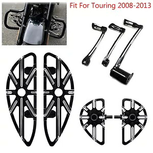 中空ライダーフロントフロアボードリアフットペグシフターブレーキキット 2008-13 に適合 Hollow Rider Front Floorboards Rear Foot Peg Shifter Brake Kits Fit For 2008-13 【並行輸入品】