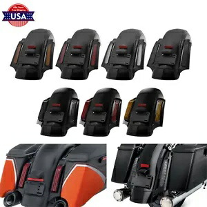 リアフェンダー LED スタイルシステムフェイシアランニングライト レンズ付きハーレーツーリング用 Rear Fender LED Style System Fascia Running Light w/ Lens Fit For Harley Touring 【並行輸入品】