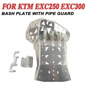 KTM EXC 300 250 EXC250 EXC300 2024用パイプガード付きバッシュプレート Bash Plate With Pipe Guard For KTM EXC 300 250 EXC250 EXC300 2024 【並行輸入品】