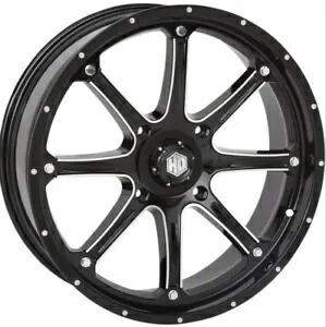 X4 STI 20" ホイール ブラック 20X6.5 ポラリス RZR 一般ヤマハ YXZ1000 4X156 20HD403 X4 STI 20" WHEELS BLACK 20X6.5 POLARIS RZR GENERAL YAMAHA YXZ1000 4X156 20HD403 【並行輸入品】|カスタムパーツ WORLD倉庫