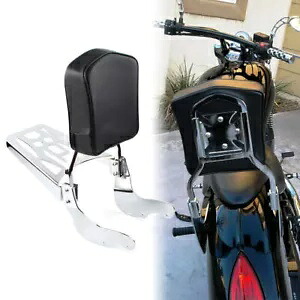 シーシーバー バックレスト パッド 荷物ラック クローム ビクトリー 2003 年以降 ベガス キングピンに適合 Sissy Bar Backrest Pad Luggage Rack Chrome Fit for Victory 2003-Up Vegas Kingpin 【並行輸入品】