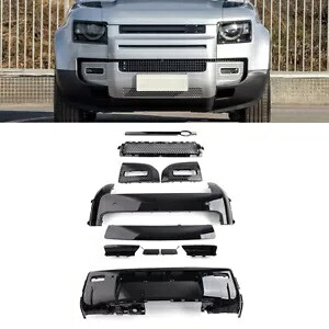 リップバンパープロテクターガードスキッドボディフィットランドローバーディフェンダー90 110 130 2020-24 Lip Bumper Protector Guard Skid Body Fit Land Rover Defender 90 110 130 2020-24 【並行輸入品】