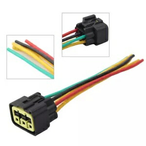レギュレータ整流器コネクタプラグ GSR400 LTF400 TRX250 TRX400 ATV DS450 など Regulator Rectifier Connector Plug For GSR400 LTF400 TRX250 TRX400 ATV DS450 etc 【並行輸入品】