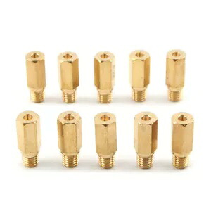 10x M5 メインジェット Keihin OKO/KOSO/PWK/BD/CRS/FCR/FCR-MAX/PD/PE キャブレター用 10x M5 Main Jets For Keihin OKO/KOSO/PWK/BD/CRS/ FCR/FCR-MAX/PD/PE Carburetor 【並行輸入品】