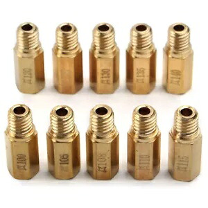 10 個メインジェット PWK OKO CVK Mikuni KOSO キャブレター副インジェクター #100-#140 10pcs Main Jet For PWK OKO CVK Mikuni KOSO Carburetor Vice Injectors #100-#140 【並行輸入品】