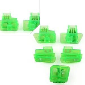 5 個ターンシグナルヘッドライト点火ホーンスイッチキャップ GY6 50 125 150cc グリーン用 5Pcs Turn Signal Headlight Ignition Horn Switch Caps for GY6 50 125 150cc Green 【並行輸入品】