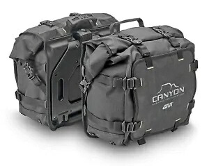 GIVI(ジビ) CANYON サイドバッグ ペア 25L ブラック MONOKEY GRT720 GIVI GRT720 CANYON Side Bag Pair 25 L Black MONOKEY 【並行輸入品】