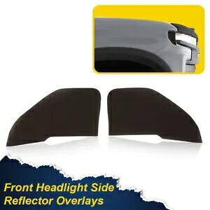 ヘッドライト リフレクター ティント カバー オーバーレイ スモーク 2019+ シルバラード 1500 に適合 Headlight Reflector Tint Cover Overlay Smoke Fit For 2019+ Silverado 1500 【並行輸入品】