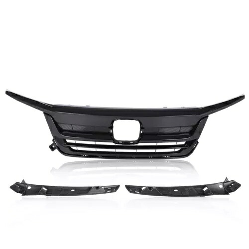 新しいフィット 2019 2020 2021 ホンダパイロットフロントアッパーグリル W/ブラックトリムアセンブリ New Fit For 2019 2020 2021 Honda Pilot Front Upper Grille W/ Black Trim Assembly 【並行輸入品】｜カスタムパーツ WORLD倉庫