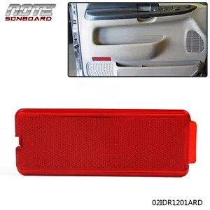 99-07 F250 F350 F450 F550 スーパーデューティーフロントリアドアリフレクターパネルに適合 Fit For 99-07 F250 F350 F450 F550 Super Duty Front Rear Door Reflector Panel 【並行輸入品】