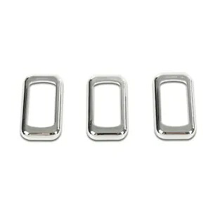 Peterbilt Keworth Freightliner 3 個クロームロッカースイッチトリムベゼルに適合 Fit For Peterbilt Keworth Freightliner 3Pcs Chrome Rocker Switch Trim Bezel 【並行輸入品】