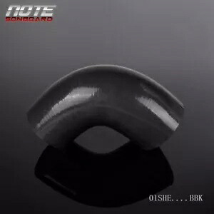 黒 25 ミリメートル-45 ミリメートル 90 度ホースターボシリコンエルボーカプラーパイプホース Black 25mm-45mm 90 Degree Hose Turbo Silicone Elbow Coupler Pipe Hose 【並行輸入品】