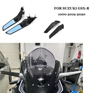 GSXR 1000 サイドウィンドウィングリアビューミラー スズキ GSX-R 1000 2019 2020用 GSXR 1000 Side Wind Wing Rear View Mirror Fit For Suzuki GSX-R 1000 2019 2020 【並行輸入品】