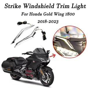GoldWing GL1800 オートバイストライクフロントガラス装飾ランプ 2018-2023 に適合 Fit For GoldWing GL1800 Motorcycle Strike Windshield Decorative Lamp 2018-2023 【並行輸入品】