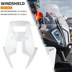 790 890 アドベンチャー/R/ラリーフロントガラスバイザーウインドスクリーン 2023-2024 For 790 890 ADVENTURE / R / RALLY Front Windshield Visor Wind Screen 2023-2024 【並行輸入品】
