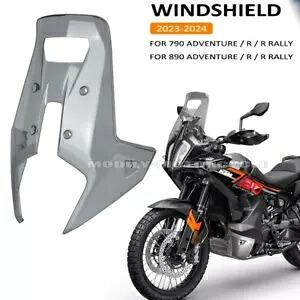 2023 2024 ウインドスクリーンディフレクターフロントガラスバイザー 790 890 アドベンチャー R ラリー用 2023 2024 Wind Screen Deflector Windshield Visor For 790 890 ADVENTURE R RALLY 【並行輸入品】