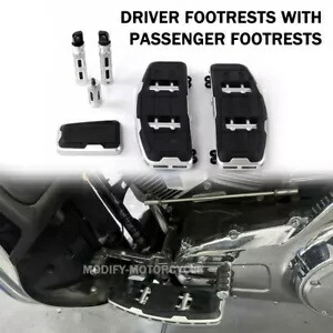 ハーレートライク Tri Glidemodels 2008-2024 ライダーフットレスト後部助手席フットペグ用 For Harley Trike Tri Glidemodels 2008-2024 Rider Footrest Rear Passenger Footpeg 【並行輸入品】