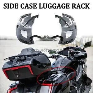 スモークブラックリアサイドケース荷物ラック BMW K1600 BAGGER 2018-2023用 Smoked Black Rear Side Case Luggage Rack For BMW K1600 BAGGER 2018-2023 【並行輸入品】