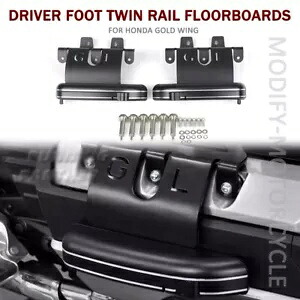 ドライバーツインレール調整可能な床板ホンダゴールドウィングツアー DCT 2018-2023 Driver Twin Rail Adjustable Floorboards For Honda Gold Wing Tour DCT 2018-2023 【並行輸入品】