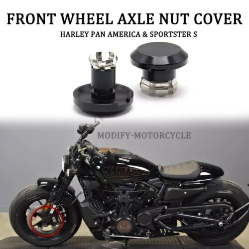 【楽天市場】ハーレースポーツスター S RH1250S 20212023 オートバイフロントアクスルナットカバーキット For Harley