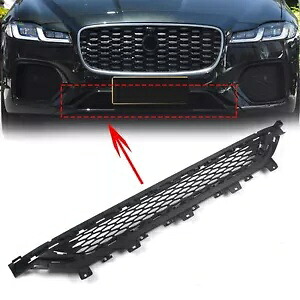 ABS フロントロアバンパーセンターグリルメッシュグリルブラックジャガー XFL 2021 ABS Front Lower Bumper Center Grille Mesh Grill Black For Jaguar XFL 2021 【並行輸入品】