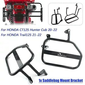 ホンダ CT125 ハンターカブ 20-22 トレイル 125 21-22 サイドサドルバッグブラケットホルダー For Honda CT125 Hunter Cub 20-22 Trail 125 21-22 Side Saddle Bag Bracket Holder 【並行輸入品】
