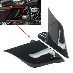 ハーレー 09-13 アドバン ビビッドブラック ABS ストレッチ拡張サイドカバーパネルに適合 Fits Harley 09-13 Advan Vivid Black ABS Stretched Extended Side Cover Panel 【並行輸入品】｜カスタムパーツ WORLD倉庫