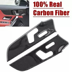 100% リアルカーボンファイバーインナードア装飾パネルベンツ W118 CLA 2020-2023 100% Real Carbon Fiber Inner Door Decorative Panel For Benz W118 CLA 2020-2023 【並行輸入品】