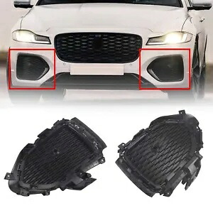 ジャガー XF 2021-22 黒交換フロントバンパー下部グリルグリルアウターカバー For Jaguar XF 2021-22 Black Replace Front Bumper Lower Grill Grille Outer Cover 【並行輸入品】