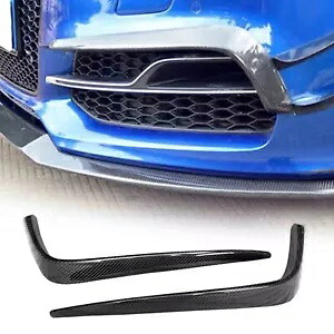 アウディ A3 Sline/S3 14-16 カーボンファイバーフロントバンパースプリッターカナードフィンに適合 Fit For Audi A3 Sline/S3 14-16 Carbon Fiber Front Bumper Splitter Canards Fins 【並行輸入品】|カスタムパーツ WORLD倉庫