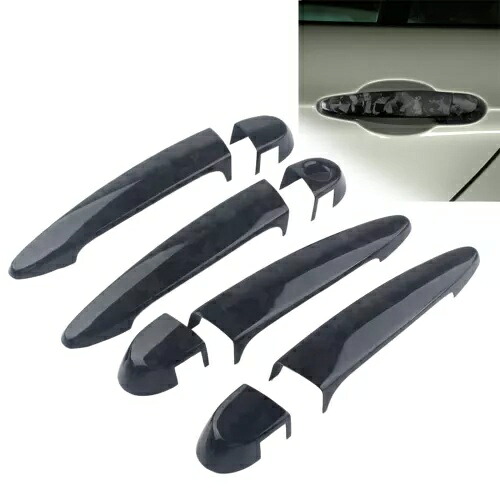鍛造カーボンファイバー中央ハンドルサイドトリム BMW 3/4 シリーズ E90 92 93 F30 32 Forged Carbon Fiber Central Handle Side Trim For BMW 3/4Series E90 92 93 F30 32 【並行輸入品】